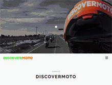 Tablet Screenshot of discovermoto.com